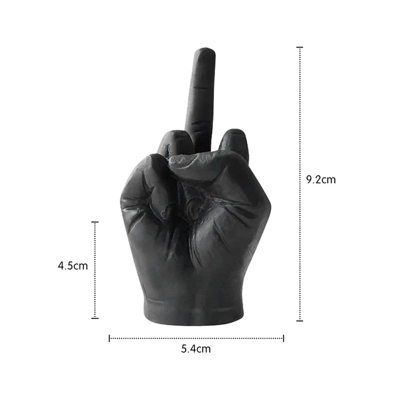 Funny Middle Finger Candle | Quirky Soy Wax Gift