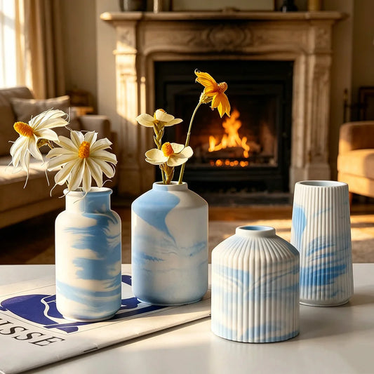 Marble Vase Silicone Mold | DIY Resin & Concrete Mold