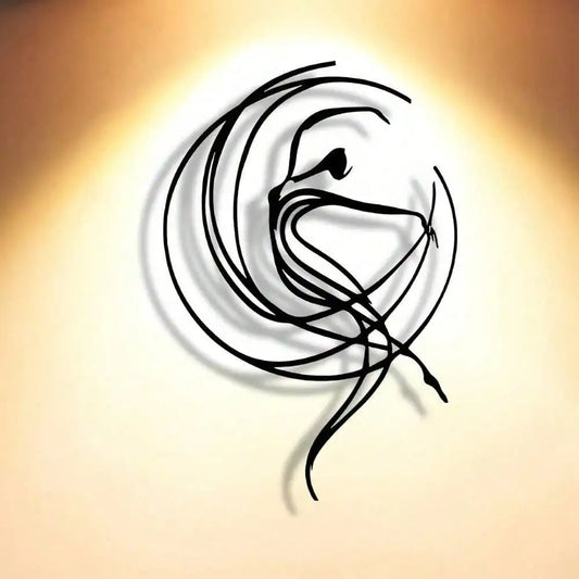 Ballet Metal Wall Art – Abstract Dancer Sculpture for Modern Home Decor