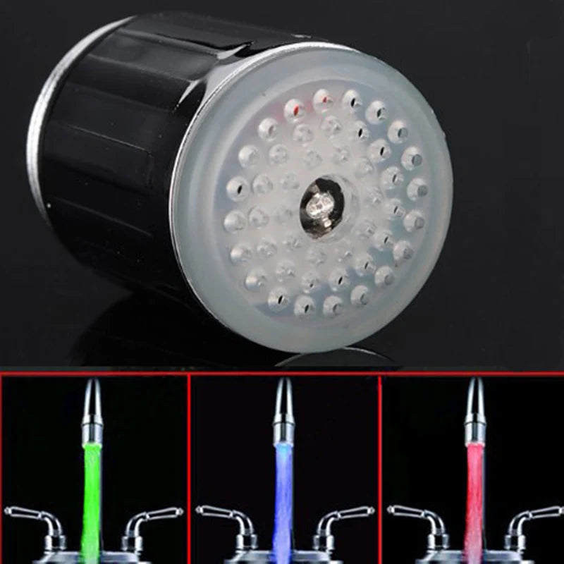LED Faucet Light – Temperature-Sensitive Color Changing Nozzle for Bathroom & Kitchen