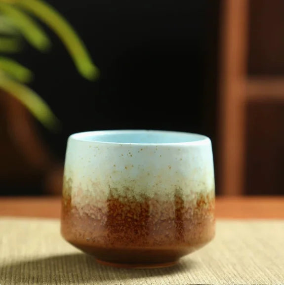 Handcrafted Ceramic Tea Cup – Vintage Stoneware Mug