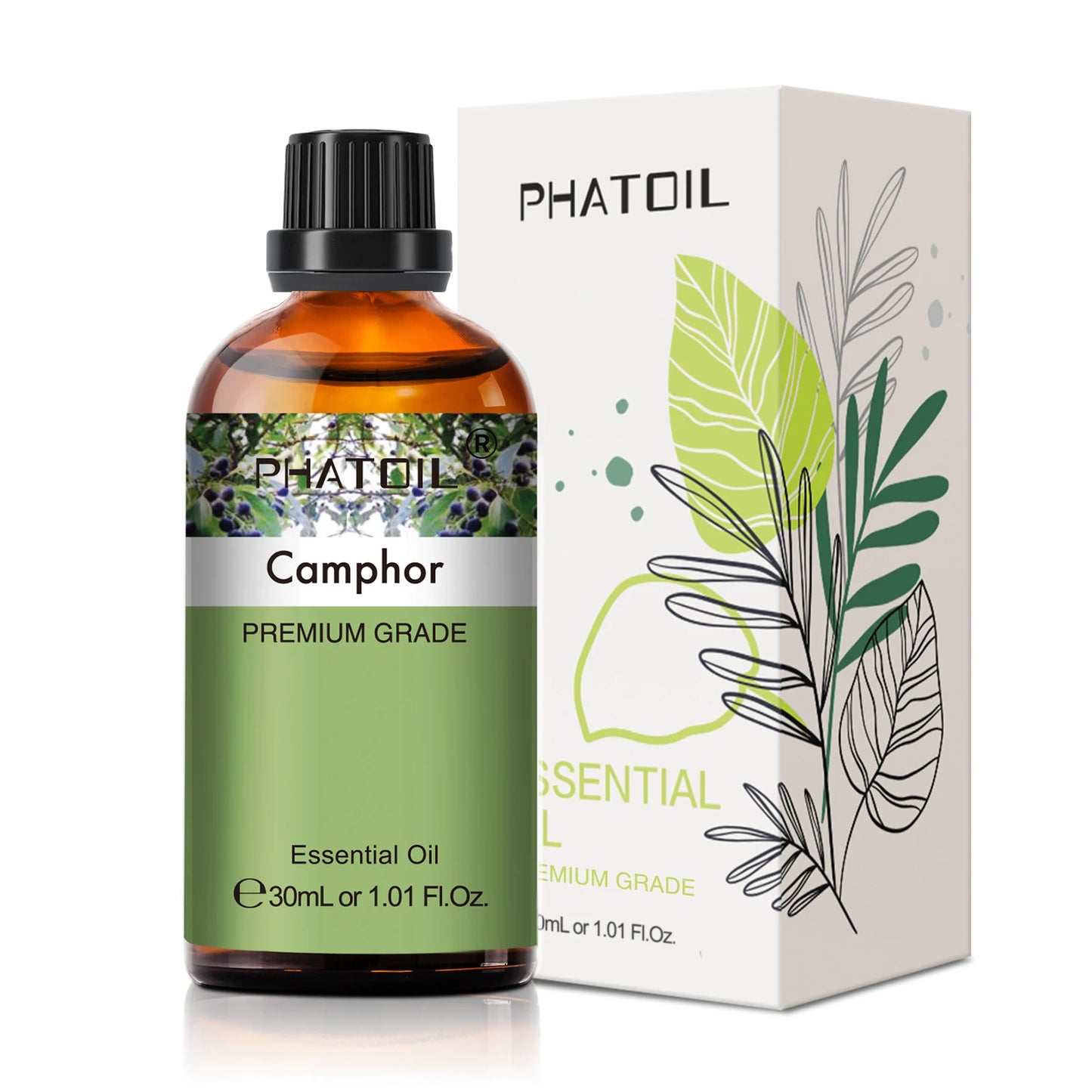 30ml Pure Essential Oil – 38 Fragrances, Aromatherapy & Diffuser (PHATOIL)