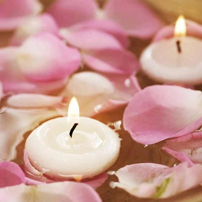 Floating Candles Set – Romantic Home & Bath Decoration (6/10/16 Pcs)