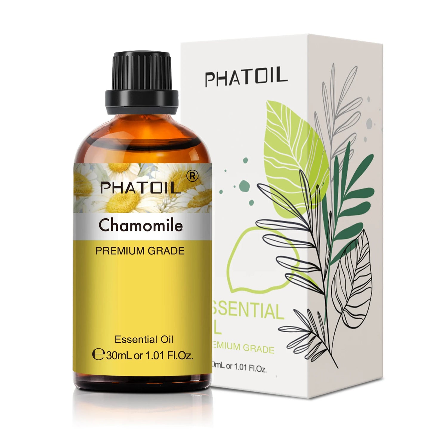 30ml Pure Essential Oil – 38 Fragrances, Aromatherapy & Diffuser (PHATOIL)
