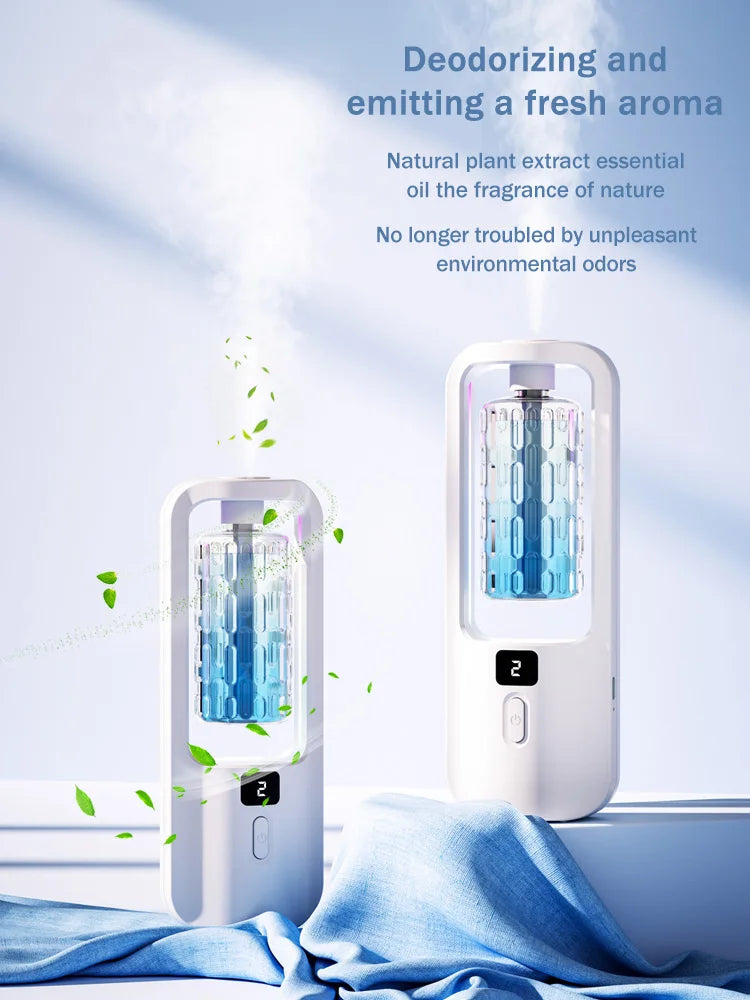 Aromatherapy Essential Oil Diffuser – USB Rechargeable, 5 Spray Modes
