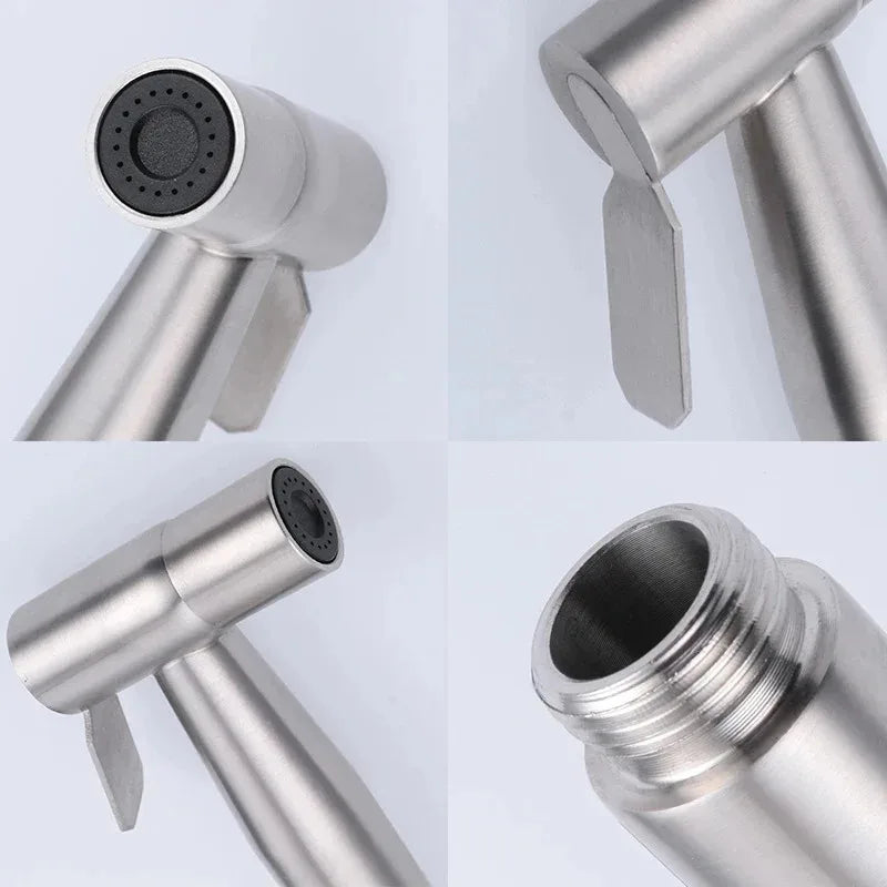 Handheld Bidet Sprayer – Stainless Steel Toilet Shower Head for Bathroom Hygiene