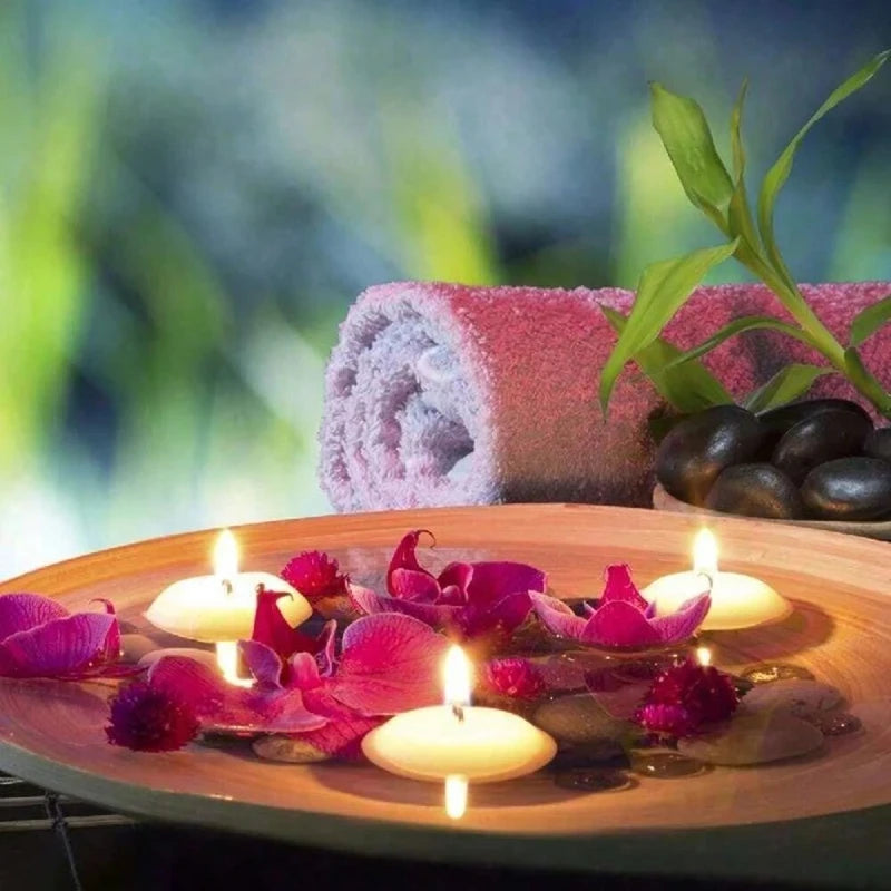 Floating Candles Set – Romantic Home & Bath Decoration (6/10/16 Pcs)