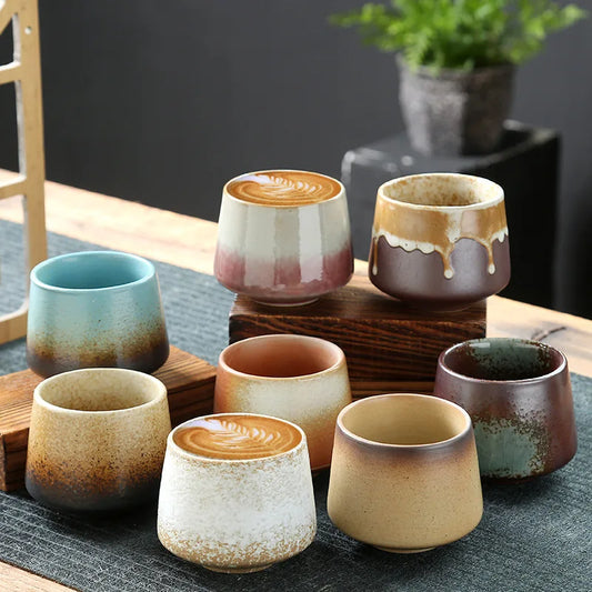 Handcrafted Ceramic Tea Cup – Vintage Stoneware Mug