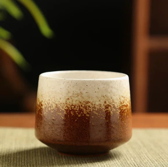 Handcrafted Ceramic Tea Cup – Vintage Stoneware Mug