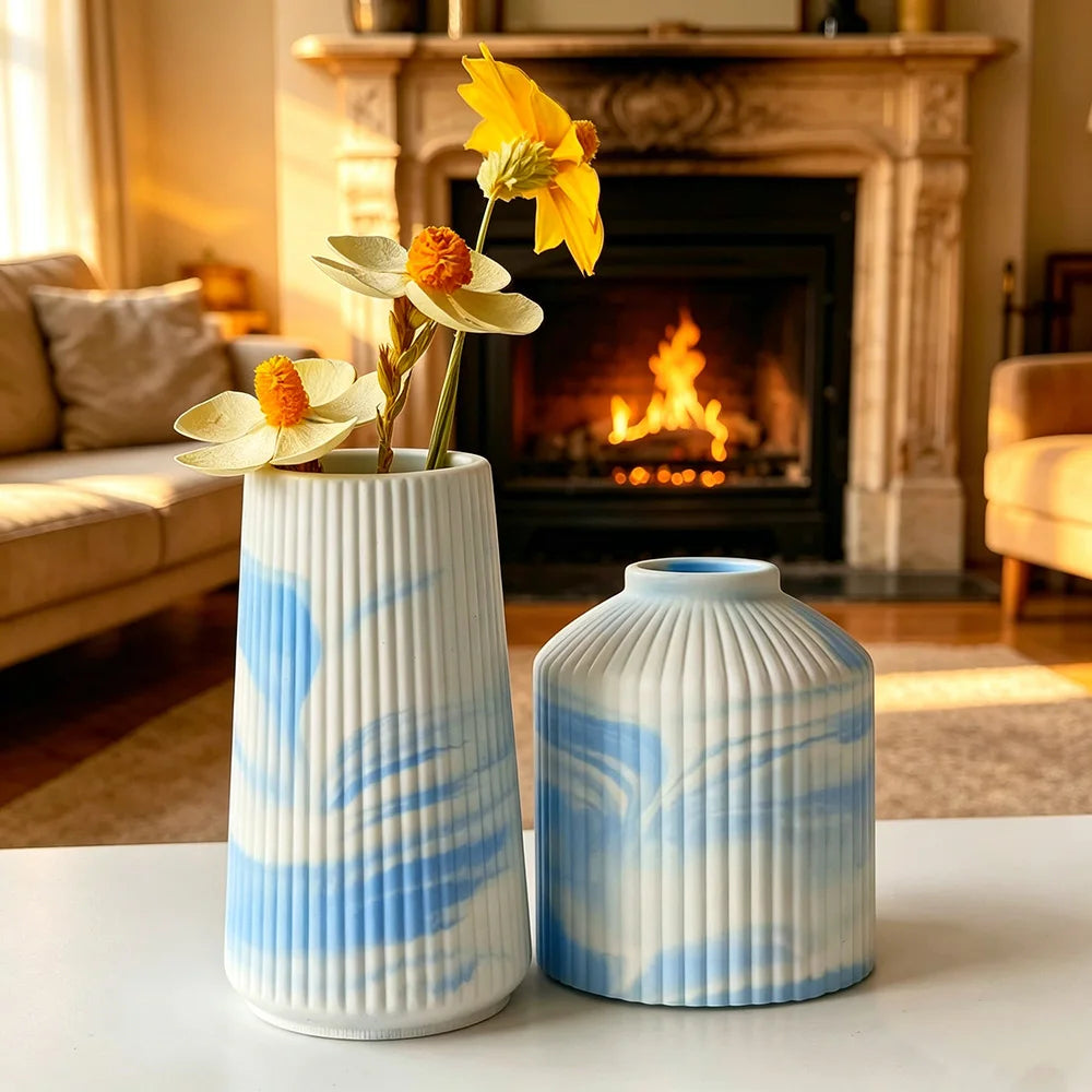 Marble Vase Silicone Mold | DIY Resin & Concrete Mold