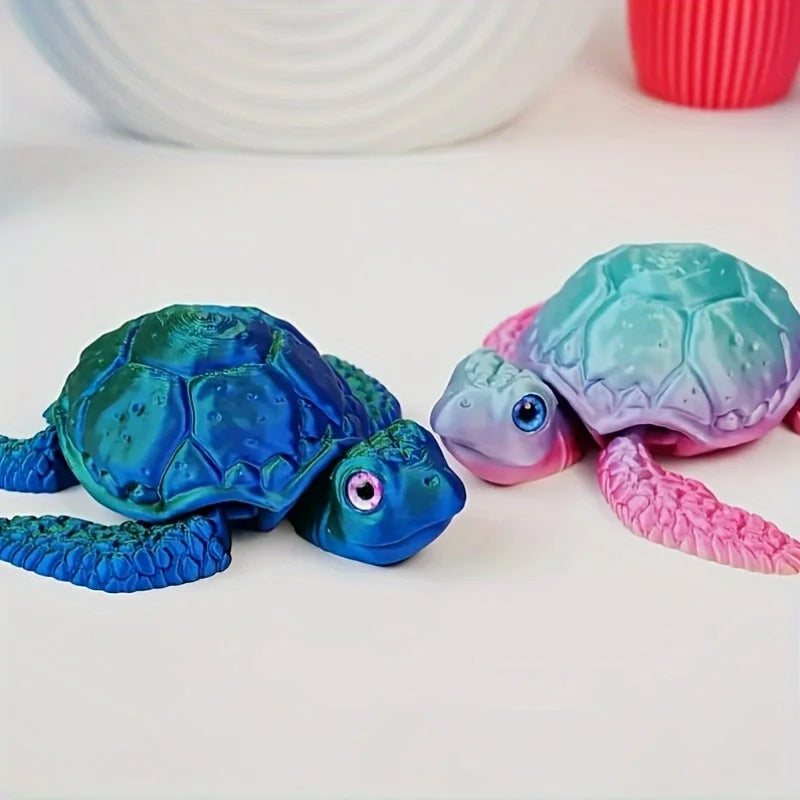 3D Printed Turtle Ornament – Decorative Home & Holiday Decor