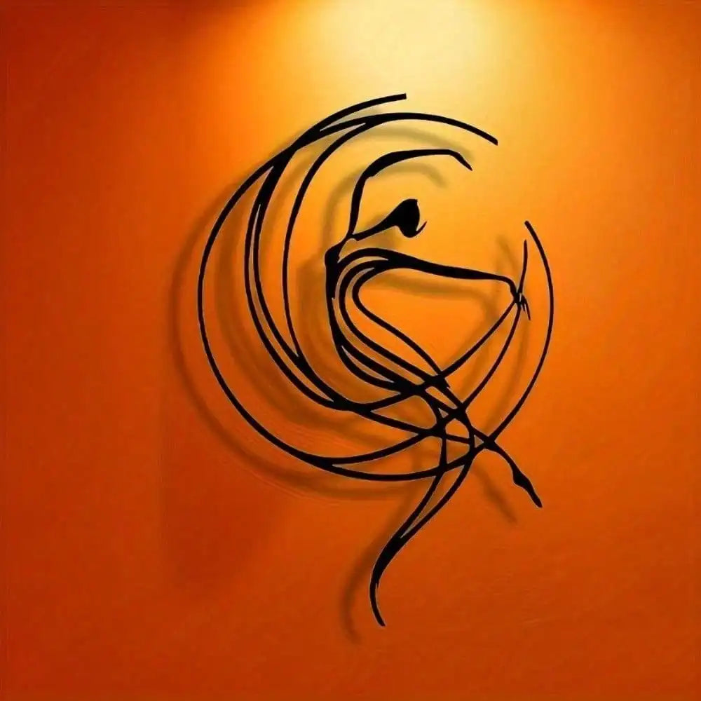 Ballet Metal Wall Art – Abstract Dancer Sculpture for Modern Home Decor