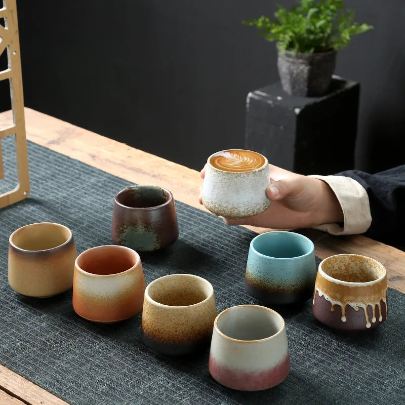 Handcrafted Ceramic Tea Cup – Vintage Stoneware Mug