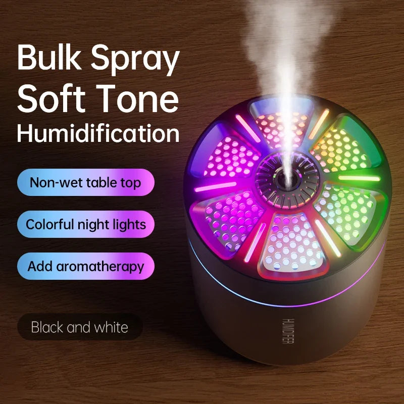 180ml Aromatherapy Diffuser – Essential Oil, Colorful LED, USB Powered
