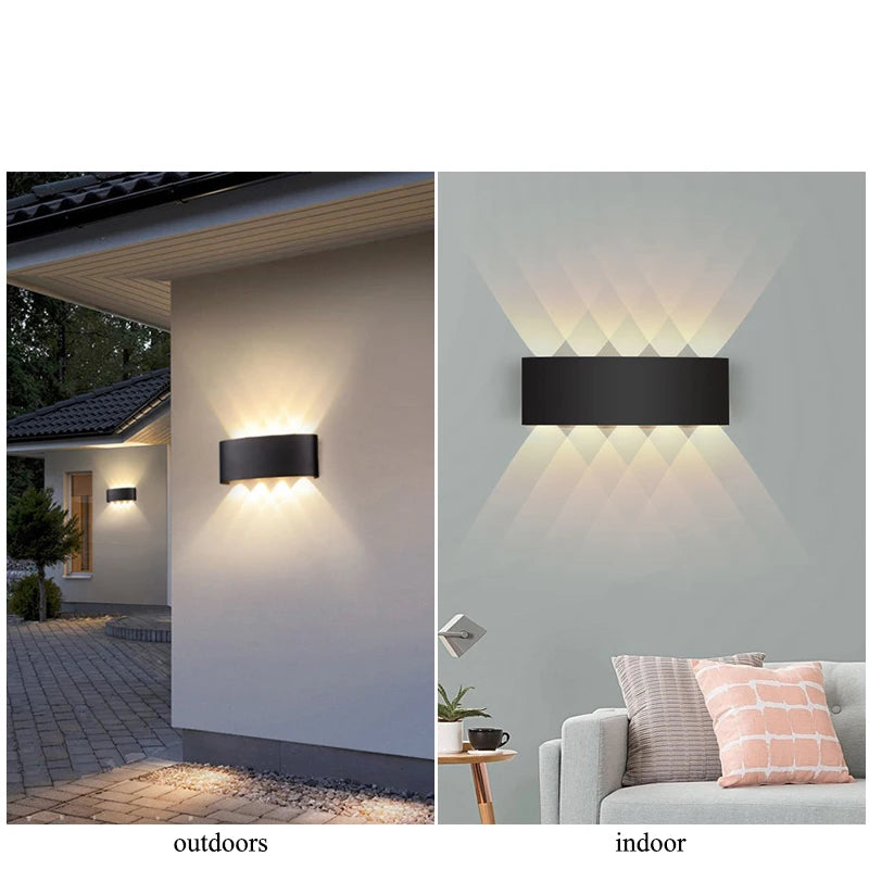 Up & Down LED Wall Lamp – Indoor & Outdoor Waterproof Wall Light