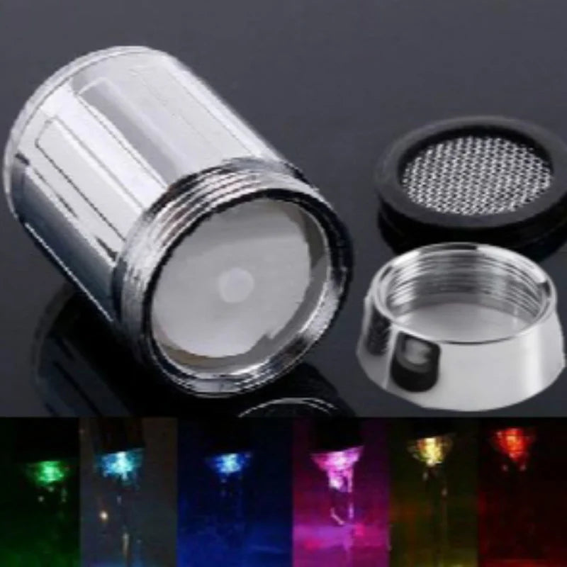 LED Faucet Light – Temperature-Sensitive Color Changing Nozzle for Bathroom & Kitchen