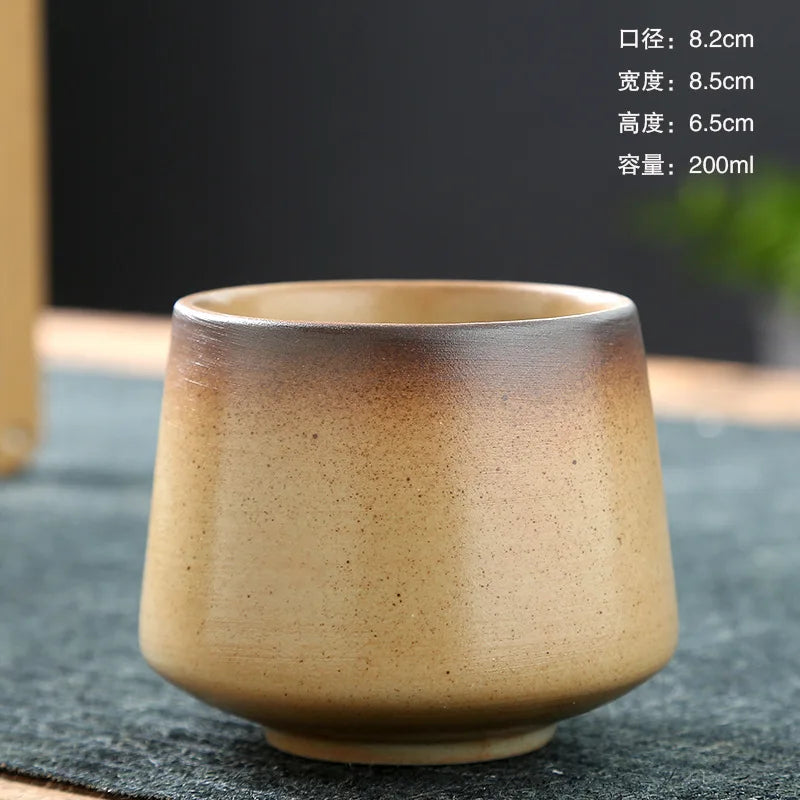 Handcrafted Ceramic Tea Cup – Vintage Stoneware Mug