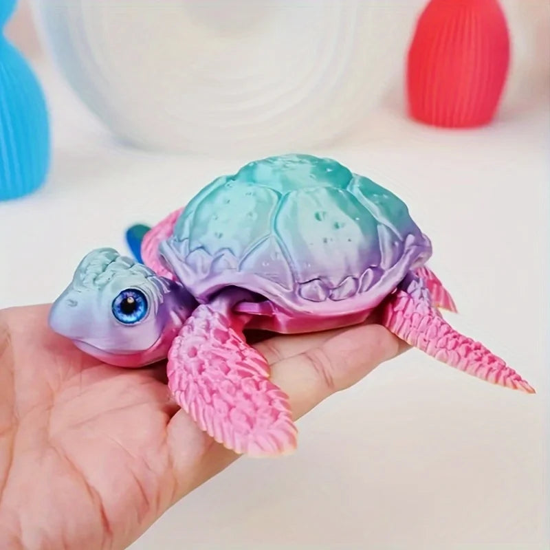 3D Printed Turtle Ornament – Decorative Home & Holiday Decor