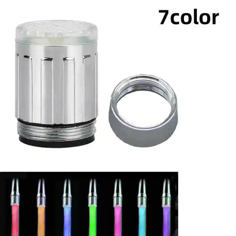 LED Faucet Light – Temperature-Sensitive Color Changing Nozzle for Bathroom & Kitchen
