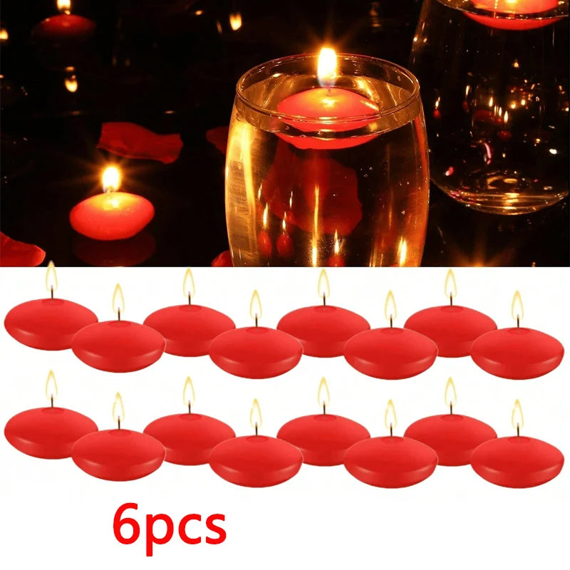 Floating Candles Set – Romantic Home & Bath Decoration (6/10/16 Pcs)