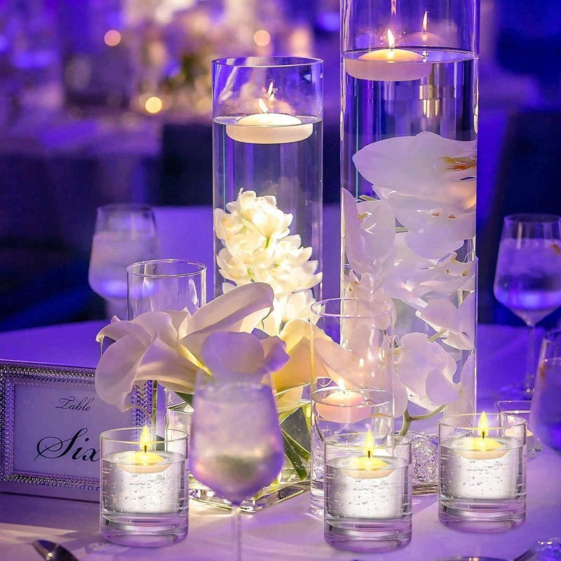 Floating Candles Set – Romantic Home & Bath Decoration (6/10/16 Pcs)