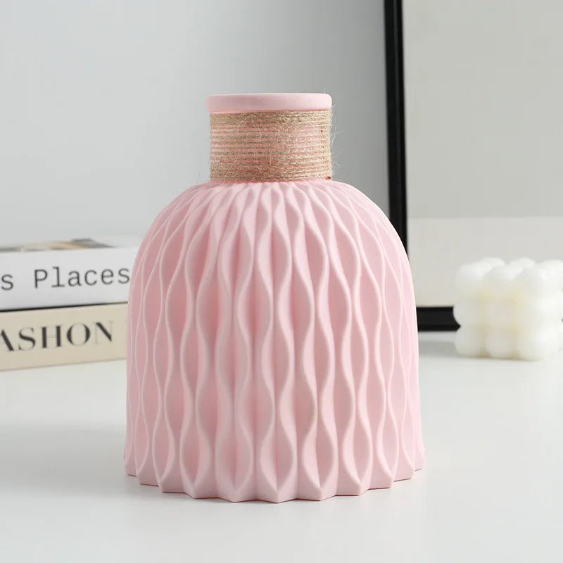 Scandinavian Minimalist Vase – Nordic Home Decor for Dried & Fresh Flowers
