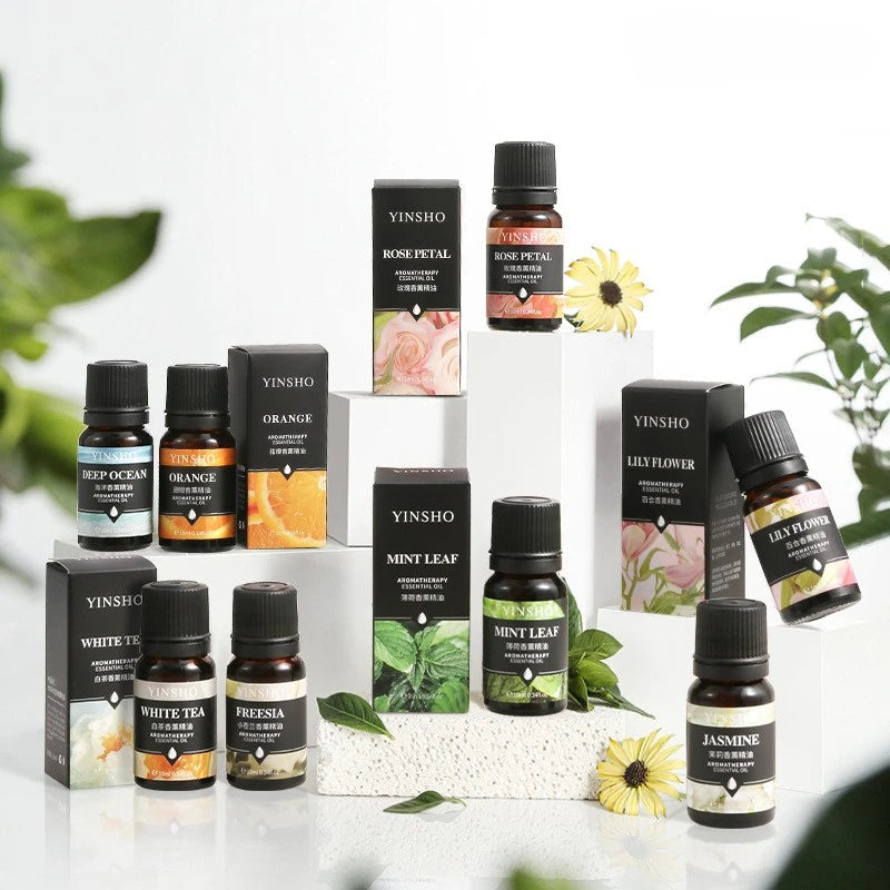 Water-Soluble Aroma Oil – 10ml | 17 Fragrances for Diffuser & Humidifier