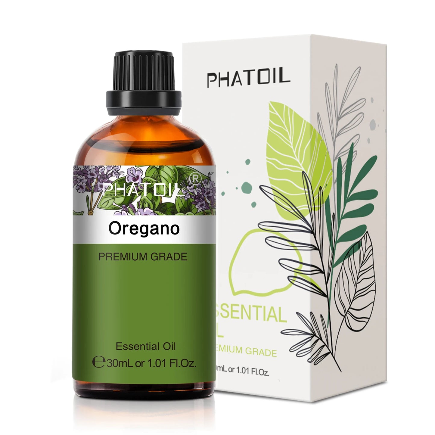 30ml Pure Essential Oil – 38 Fragrances, Aromatherapy & Diffuser (PHATOIL)