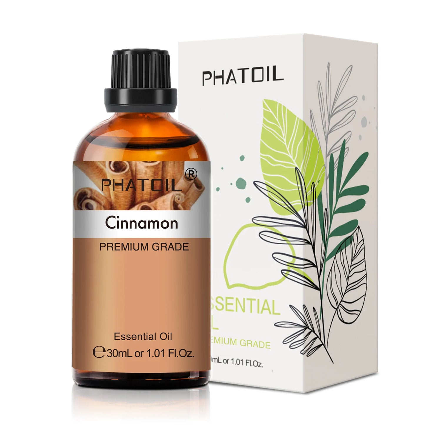 30ml Pure Essential Oil – 38 Fragrances, Aromatherapy & Diffuser (PHATOIL)