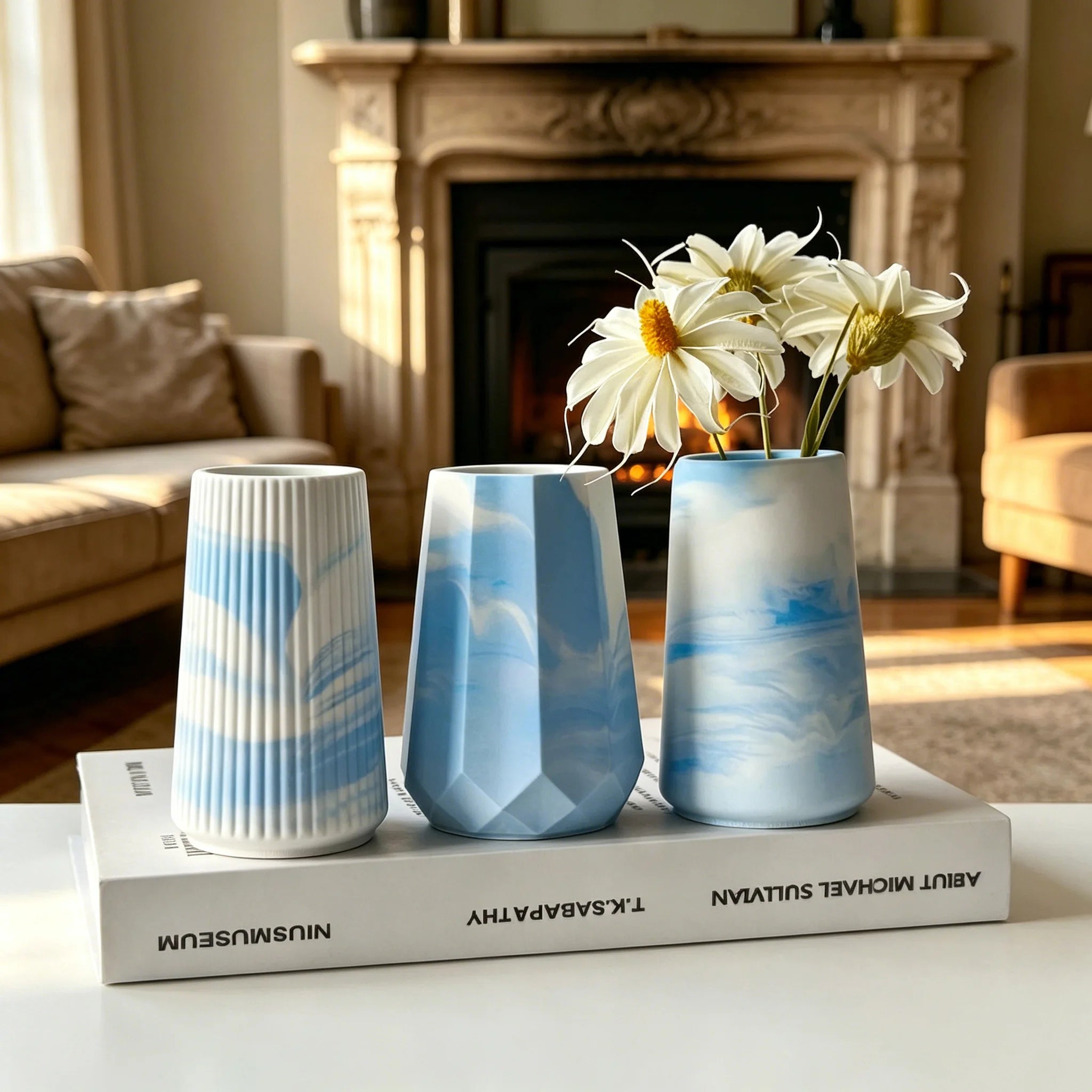 Marble Vase Silicone Mold | DIY Resin & Concrete Mold