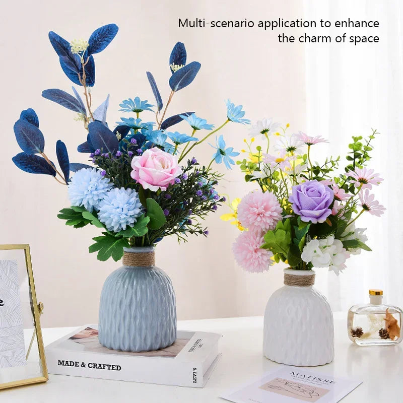 Scandinavian Minimalist Vase – Nordic Home Decor for Dried & Fresh Flowers