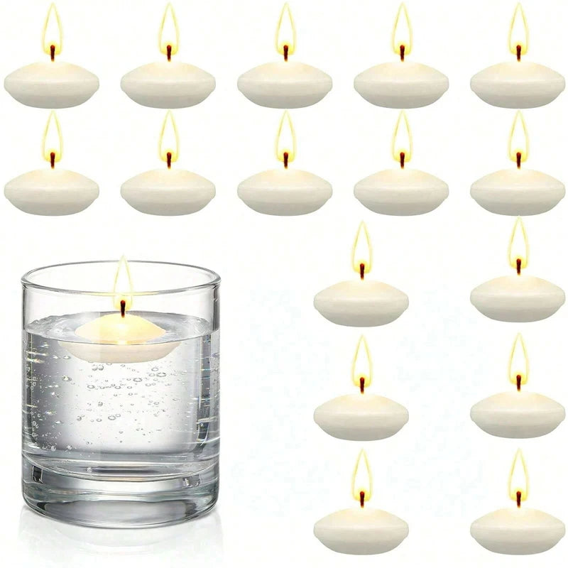 Floating Candles Set – Romantic Home & Bath Decoration (6/10/16 Pcs)