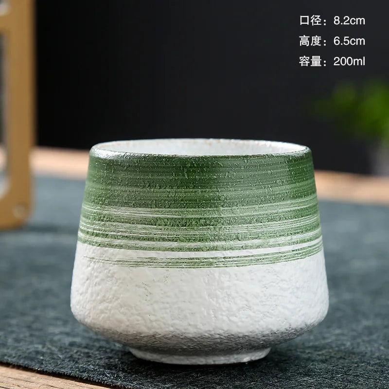 Handcrafted Ceramic Tea Cup – Vintage Stoneware Mug