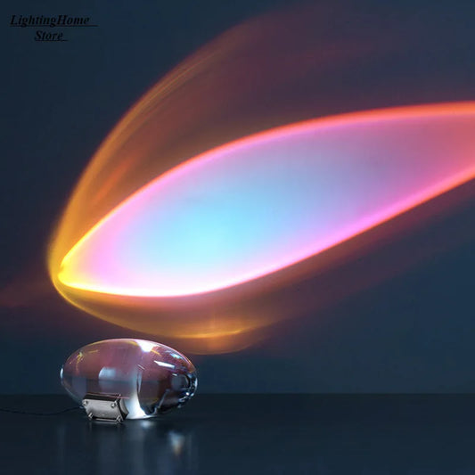 Crystal Eye of the Sky Table Lamp | LED Projector Night Light