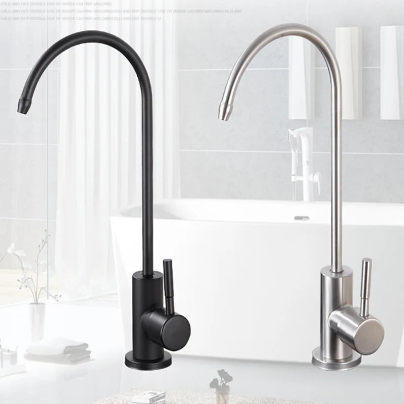 304 Stainless Steel Water Purifier Faucet – Single Handle Direct Drinking Kitchen Tap