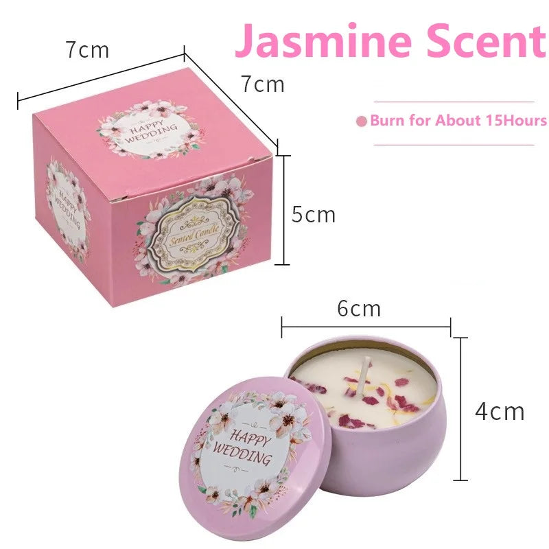 Luxury Scented Soy Wax Candles – Iron Gift Box, 15+ Fragrances