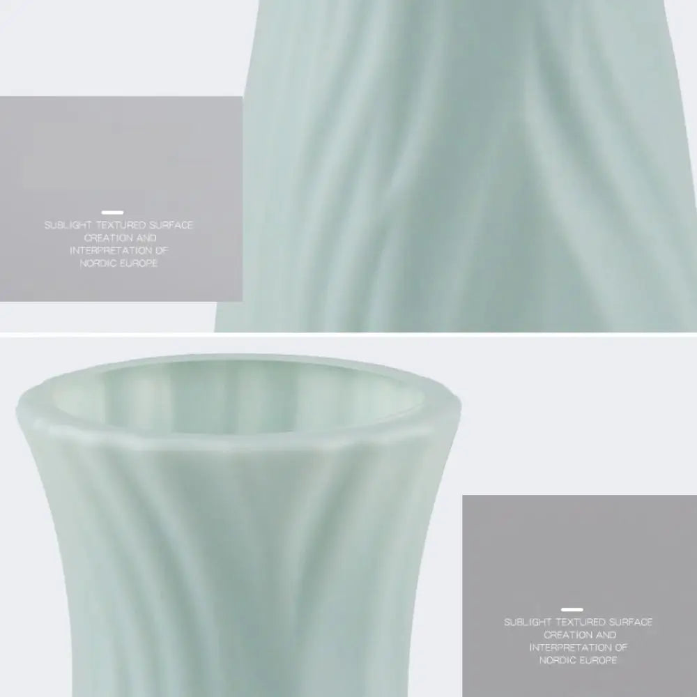 Minimalist Ceramic-Look Flower Vase | Home Decor