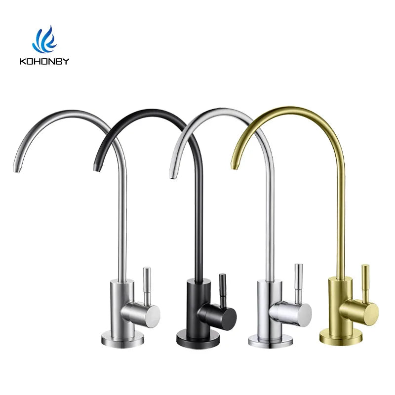 304 Stainless Steel Water Purifier Faucet – Single Handle Direct Drinking Kitchen Tap