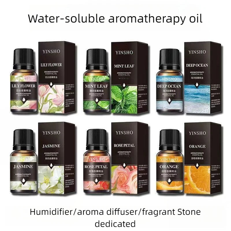 Water-Soluble Aroma Oil – 10ml | 17 Fragrances for Diffuser & Humidifier