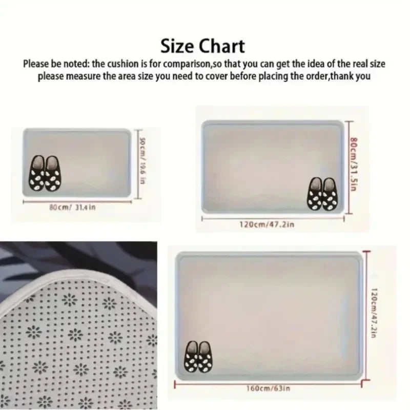 Kitchen Cat Pattern Floor Mat & Area Carpet – Anti-Slip Persian Design | 3 Sizes