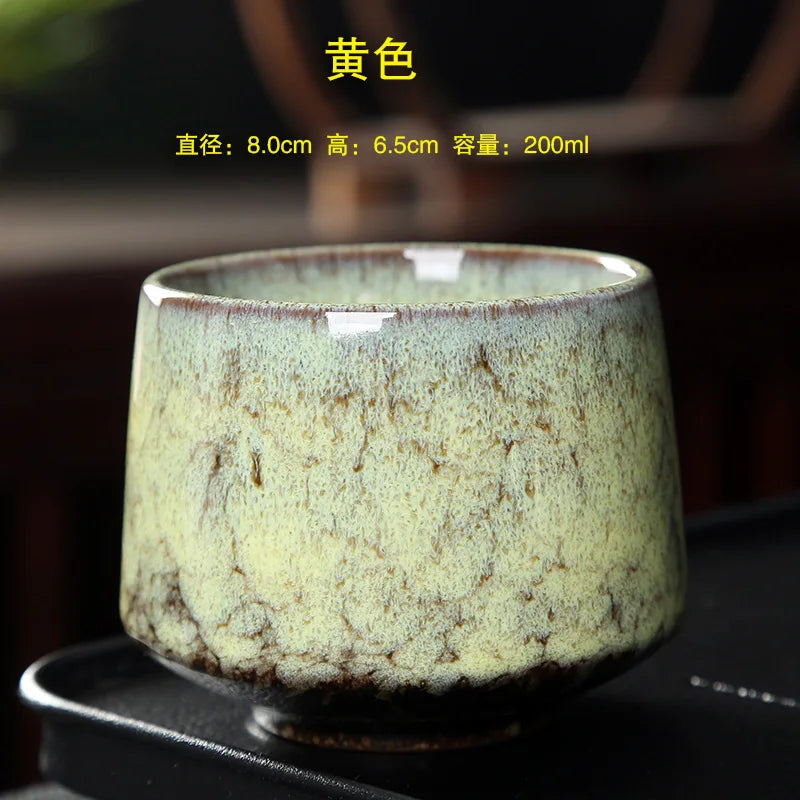 Handcrafted Ceramic Tea Cup – Vintage Stoneware Mug