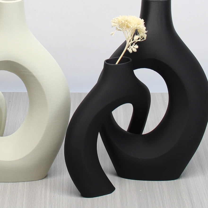 Bohemian Art Vase Set – Decorative Home & Office Vases