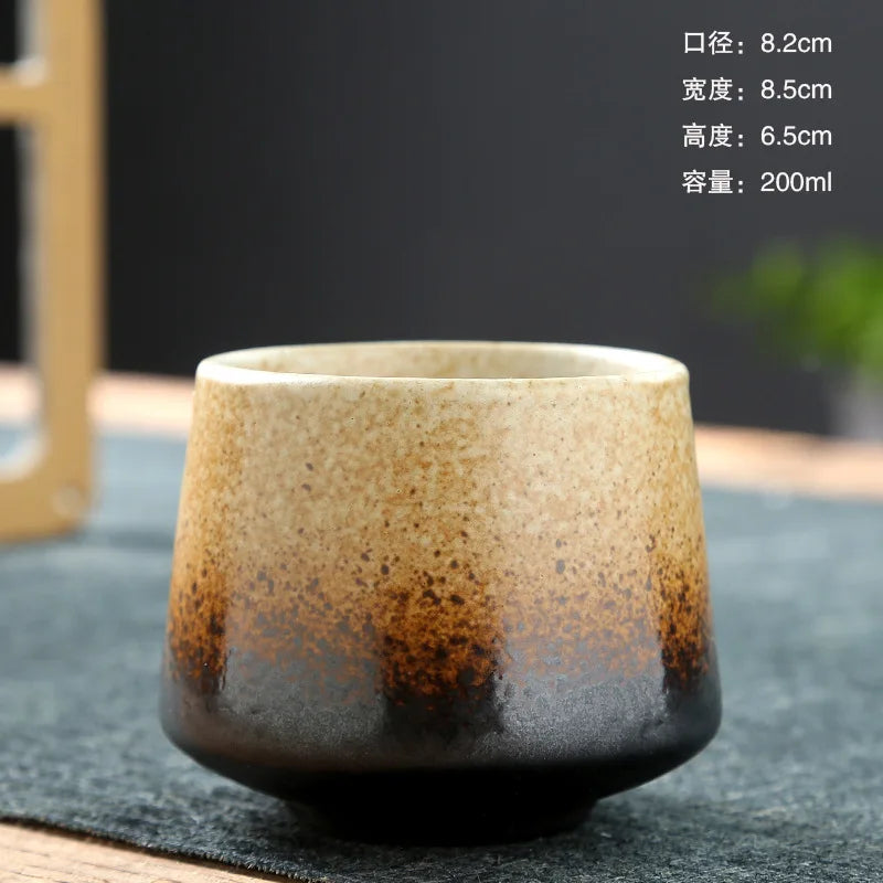 Handcrafted Ceramic Tea Cup – Vintage Stoneware Mug