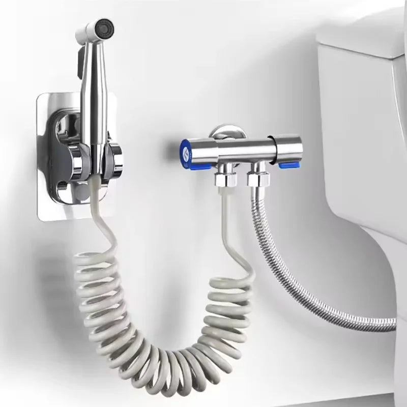 Handheld Bidet Sprayer – Stainless Steel Toilet Shower Head for Bathroom Hygiene