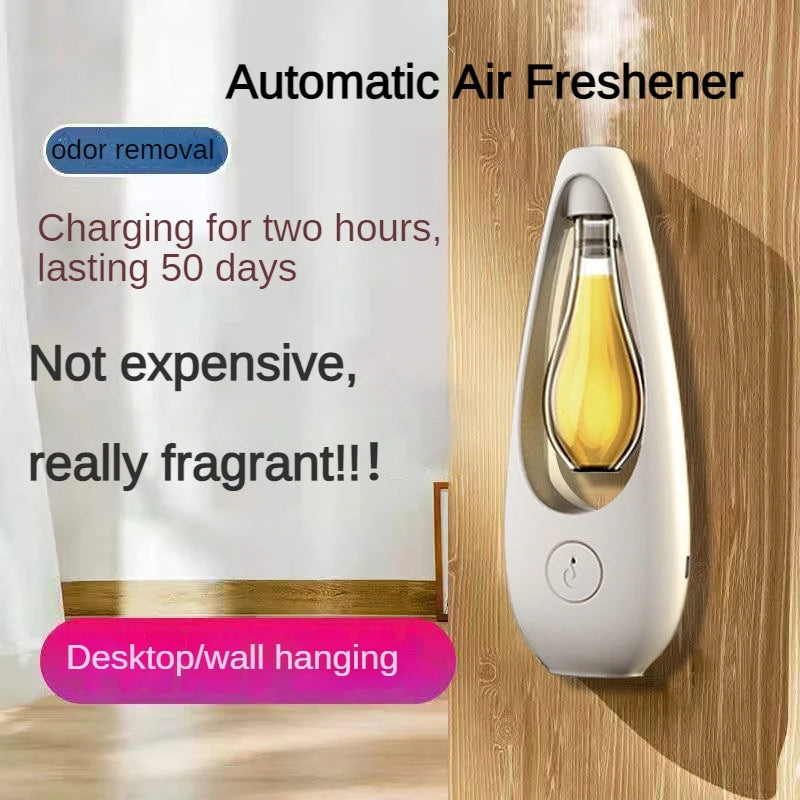 Rechargeable Aromatherapy Air Freshener – Hotel-Grade Scent Diffuser