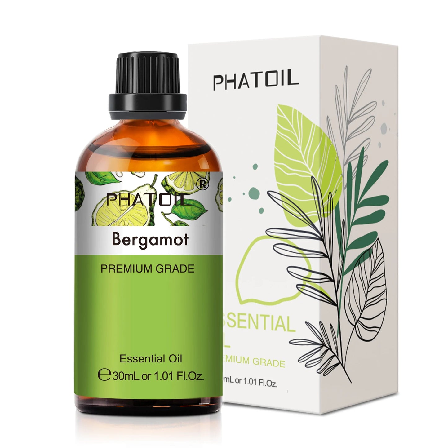 30ml Pure Essential Oil – 38 Fragrances, Aromatherapy & Diffuser (PHATOIL)