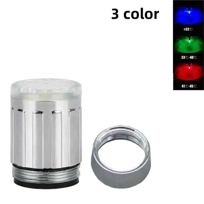 LED Faucet Light – Temperature-Sensitive Color Changing Nozzle for Bathroom & Kitchen