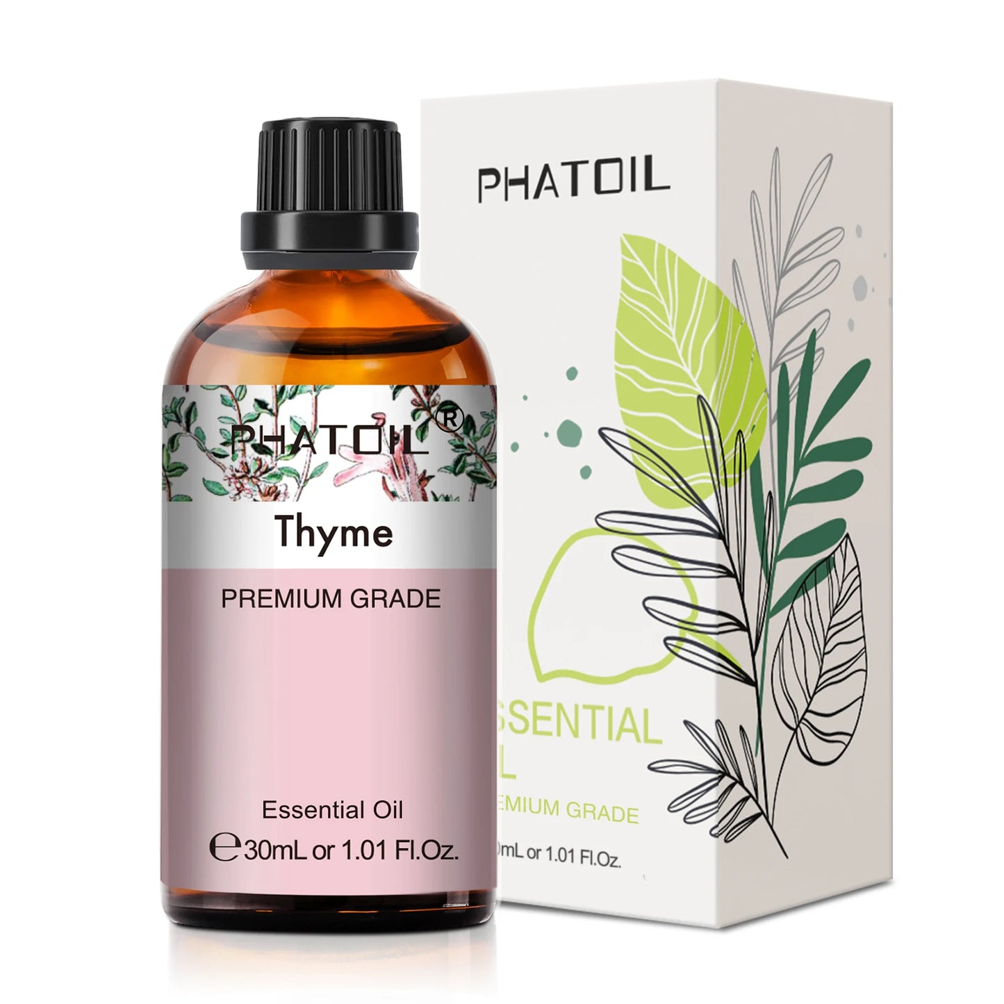 30ml Pure Essential Oil – 38 Fragrances, Aromatherapy & Diffuser (PHATOIL)