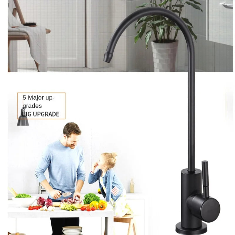 304 Stainless Steel Water Purifier Faucet – Single Handle Direct Drinking Kitchen Tap