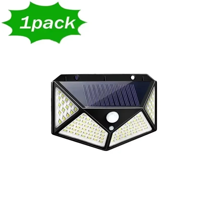 Solar Motion Sensor Light | 100 LED Outdoor Waterproof Spotlight